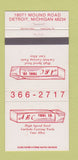 Matchbook Cover - ABC Tool Cutting Detroit MI 30 Strike