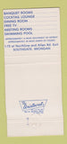 Matchbook Cover - Presidential Inn Southgate MI 30 Strike