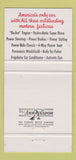 Matchbook Cover - Oldsmobile Rocket Union Motors Lewisburg PA 30 Strike