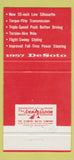 Matchbook Cover - 1957 DeSoto Lewisburg PA 30 Strike