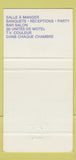 Matchbook Cover - Motel Royal Beauceville QC 30 Strike