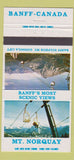Matchbook Cover - Banff AB Mount Norquay skiing 30 Strike