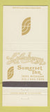 Matchbook Cover - Le'Auberge Somerset Inn Troy MI 30 Strike