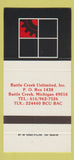 Matchbook Cover - Battle Creek Unlimited MI 30 Strike