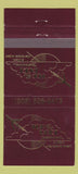 Matchbook Cover - Top of the Port Restaurant Miami FL Airport 30 Strike