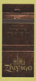Matchbook Cover - Zhivago Montreal QC 30 Strike