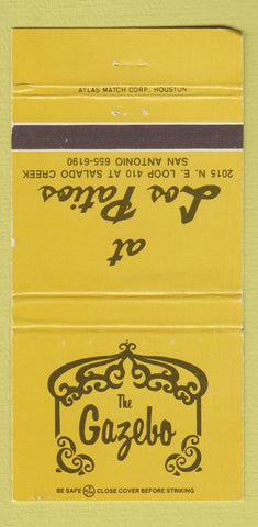 Matchbook Cover - The Gazebo San Antonio TX 30 Strike