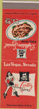 Matchbook Cover - El Cortez Hotel Las Vegas NV casino girlie