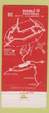Matchbook Cover - Double U Steak House Williamsport PA 30 Strike