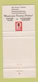 Matchbook Cover - Safari Club Estacada OR tiger 30 Strike