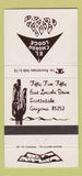 Matchbook Cover - El Chorro Lounge Scottsdale AZ 30 Strike