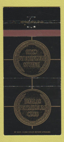 Matchbook Cover - Dallas Petroleum Club TX 30 Strike