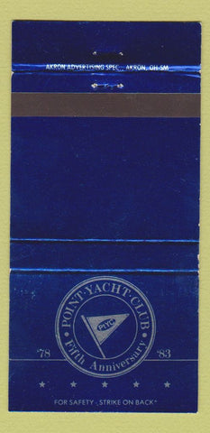 Matchbook Cover - Point Yacht Club 1983 30 Strike