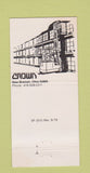 Matchbook Cover - Crown Forklifts Cleveland OH 30 Strike