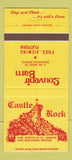 Matchbook Cover - Castle Rock Souvenir Barn St Ignace MI 30 Strike