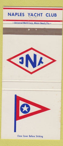 Matchbook Cover - Naples Yacht Club FL 30 Strike