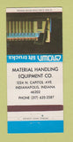 Matchbook Cover - Crown Forklifts Indianapolis IN 30 Strike