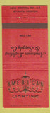 Matchbook Cover - American Lighting Supply Atlanta GA WEAR 30 Strike