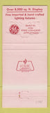 Matchbook Cover - American Lighting Supply Atlanta GA WEAR 30 Strike