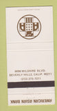 Matchbook Cover - American Asian Bank Beverly Hills CA 30 Strike