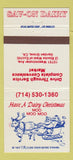 Matchbook Cover - Sav on Dairy Garden Grove CA 30 Strike