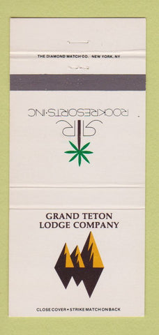 Matchbook Cover - Grand Teton Lodge Company  30 Strike
