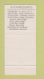 Matchbook Cover - Grand Teton Lodge Company  30 Strike