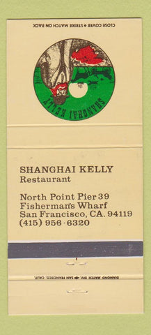 Matchbook Cover - Shanghai Kelly Restaurant San Francisco CA 30 Strike