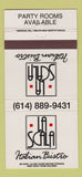 Matchbook Cover - La Scala Italian bistro Dublin OH 30 Strike