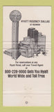 Matchbook Cover - Hayatt Regency Dallas TX Fausto's  30 Strike