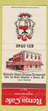 Matchbook Cover - Roma Cafe Detroit MI Italian 30 Strike