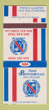 Matchbook Cover - Hotel Provincial New Orleans LA 30 Strike