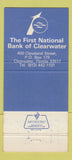 Matchbook Cover - Clearwater First National Bank 1976 FL 30 Strike