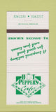 Matchbook Cover - Hot Peppers Cafe 30 Strike