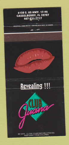 Matchbook Cover - Club Juana Casselberry FL Strip Club 30 Strike