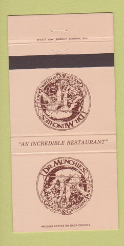 Matchbook Cover - Dr Munchies Beverly Hills CA Tempe Scottsdale AZ 30 Strike
