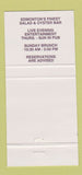 Matchbook Cover - Sawmill Restaurant Edmonton AB 30 Strike
