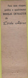 Matchbook Cover - Credi Laide Brazilian Airline