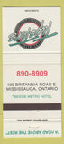 Matchbook Cover - Tapsters Brewhouse Mississauga ON 30 Strike
