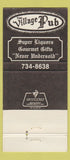 Matchbook Cover - Village Pub Las Vegas NV 30 Strike