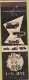 Matchbook Cover - Brazilian Military? 1 o B. Mnt tanks cars