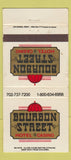 Matchbook Cover - Bourbon Street Hotel Casino Las Vegas NV WEAR 30 Strike