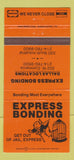Matchbook Cover - Express Bail Bonds Dallas TX 30 Strike