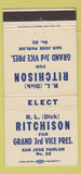 Matchbook Cover - Ritchison San Jose CA Native Sons Golden West 30 Strike