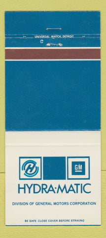 Matchbook Cover - GM Hydramatic  30 Strike