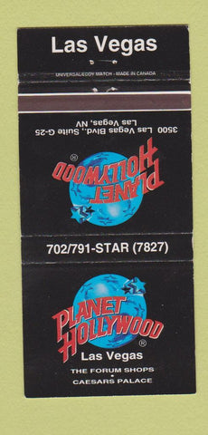 Matchbook Cover - Planet Hollywood Las Vegas NV 30 Strike