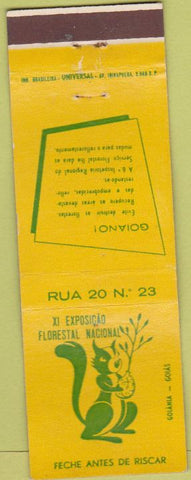 Matchbook Cover - Brazil National Forrest Fire Prevention?