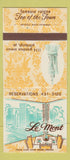 Matchbook Cover - Le Mont Pittsburgh PA 30 Strike