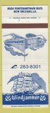 Matchbook Cover - Windjammer New Orleans LA 30 Strike