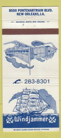 Matchbook Cover - Windjammer New Orleans LA 30 Strike
